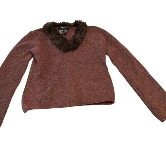Items by Michelle Nicole long sleeved angora/lambs wool blend sweater, Medium - Picture 1 of 4